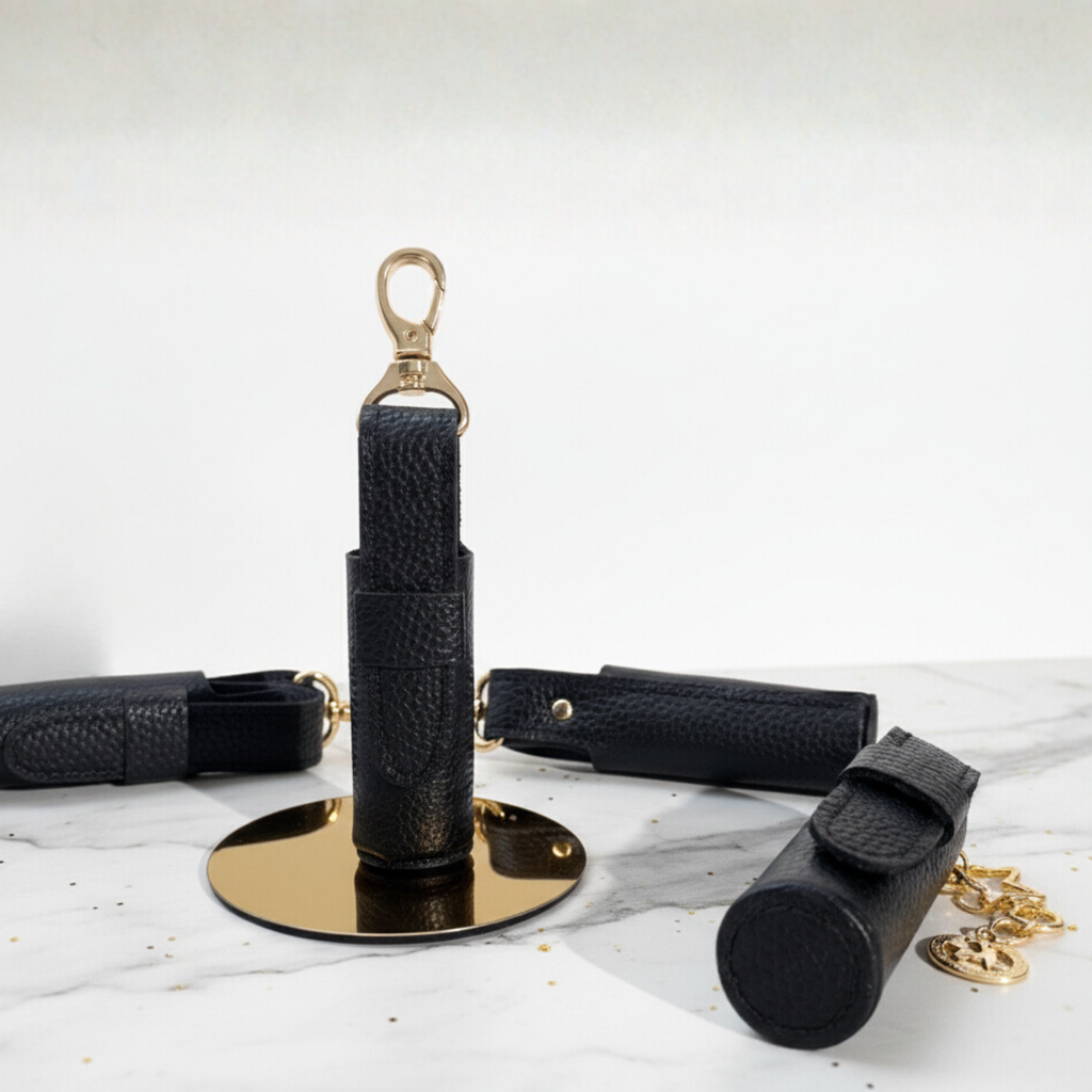 Leather Lipstick Charm