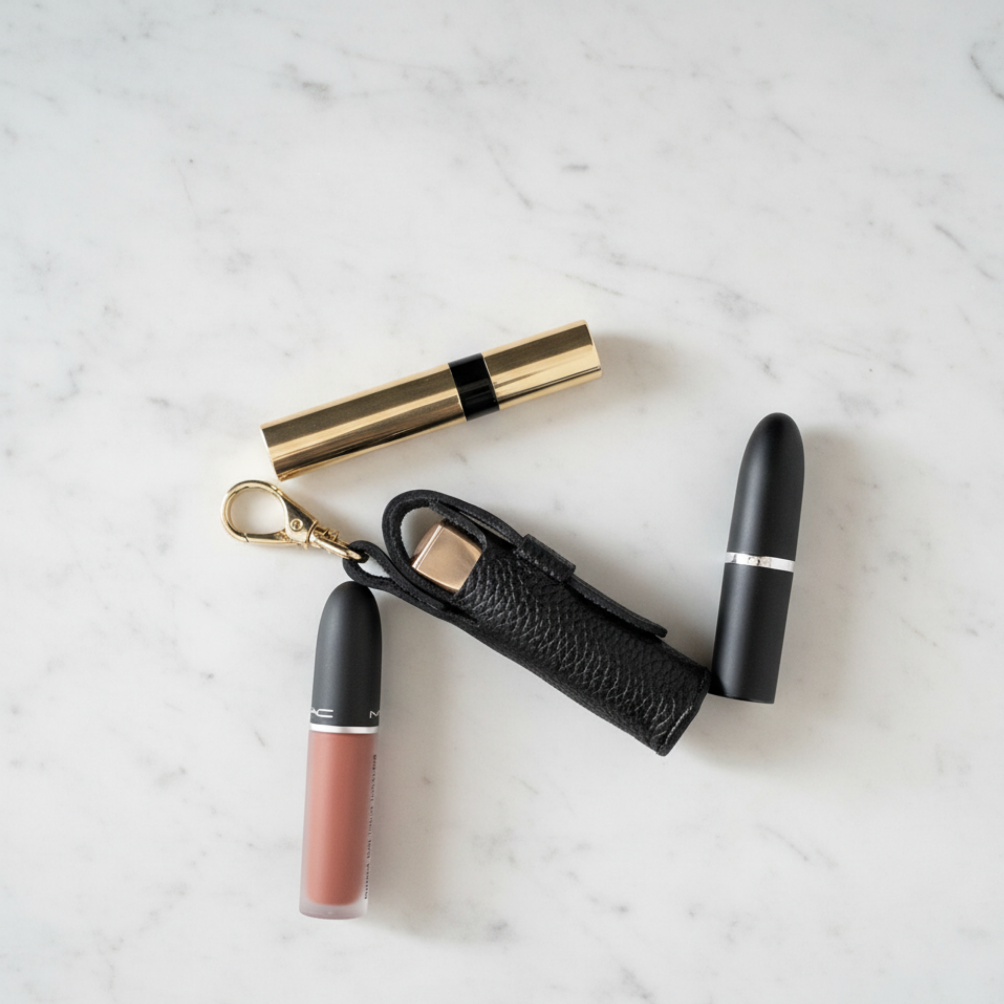 Leather Lipstick Charm